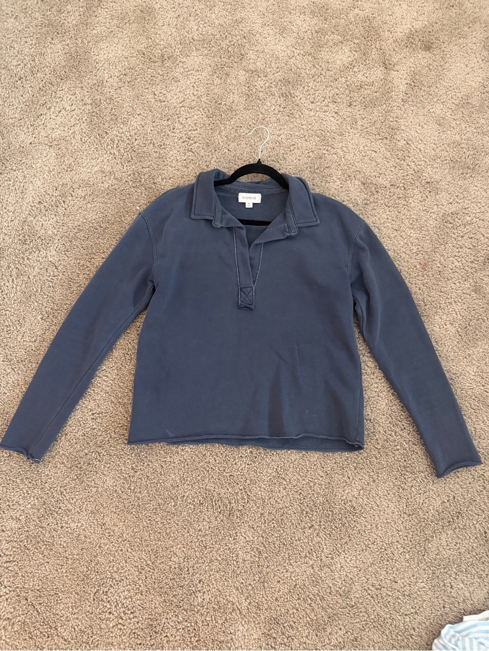 Evereve Hillary Collared Sweatshirt